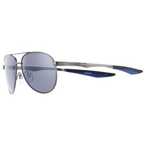 Reebok Metallic and Blue Aviator Sunglasses